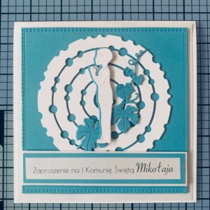 Zaproszenie komunijne dla chłopca